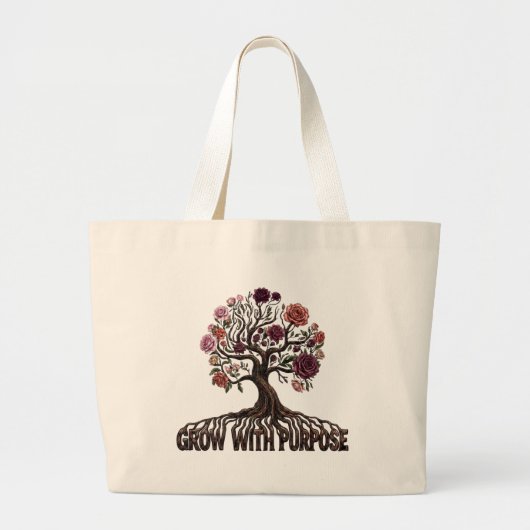 Botanische canvas tas (Voorkant)