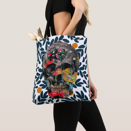 Botanische Canvas tas (Dichtbij)