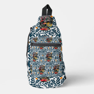 Botanische Canvas tas