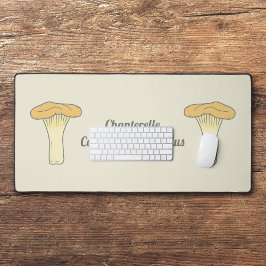 Botanische Chanterelle Mushroom Desk Mat