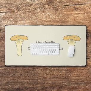 Botanische Chanterelle Mushroom Desk Mat