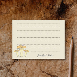 Botanische Chanterelle Mushroom Post-it® Notes
