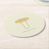 Botanische Chanterelle-paddenstoel Onderzetter (Gebogen)