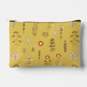 Botanische Charm Gele Mosterd Print Cut Naaien Kle Etui