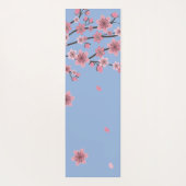 Botanische Cherry Blossom Falling Petals Patroon Yogamat (Achterkant)