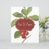 Botanische Cherry Recipe Divider (Staand voorkant)