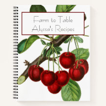 Botanische Cherry Stems Recipe Organizer