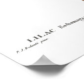 BOTANISCHE "CHINESE LILA" REDOUTÉ POSTER (Hoek)