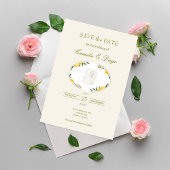 Botanische Citroen Olijf Trouw Save the Date