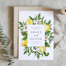 Botanische citroenbloesems Lijst Summer