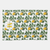  botanische citroenen familienaam theedoek (Horizontaal)