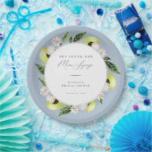 Botanische citroenen Main Squeeze Vrijgezellenfees Papieren Bordje (Feest)