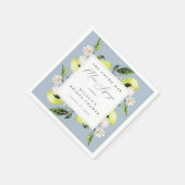 Botanische citroenen Main Squeeze Vrijgezellenfees Servet (Hoek)