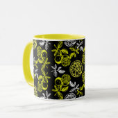 botanische citrus citroenprint mok (Voorkant links)