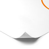 Botanische Citrus Sinaasappel Baby shower Boeken & Poster (Hoek)