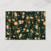 Botanische citrus sinaasappel cutie boeken voor ba informatiekaartje (Achterkant)