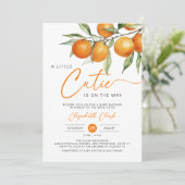 Botanische Citrus Sinaasappel Kleine Cutie Baby sh Kaart (Staand voorkant)