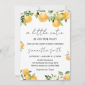 Botanische Citrus Sinaasappel Kleine Cutie Baby sh Kaart (Voorkant)