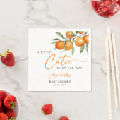 Botanische Citrus Sinaasappel Kleine Cutie Baby sh Servet (Insitu)