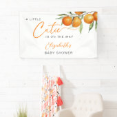Botanische Citrus Sinaasappel Kleine Cutie Baby sh Spandoek (Insitu)