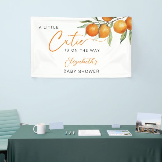 Botanische Citrus Sinaasappel Kleine Cutie Baby sh Spandoek (Beurs)