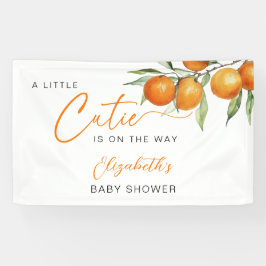 Botanische Citrus Sinaasappel Kleine Cutie Baby sh Spandoek