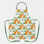 Botanische Citrus Sinaasappels & Bloesems Schort (Voorkant)