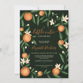 Botanische citrusvruchten oranje kleine stropdas g kaart (Voorkant)