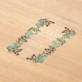 Botanische Classic Elegance Kerstvakantie feestje Acryl Uitnodigingen (Laagn)