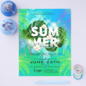 Botanische Club van de zomerpalm Trees Flyer (Enkel)