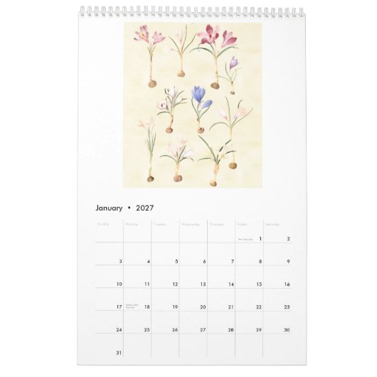 Botanische Codex - De Gottorfer Codex 2026 Kalender (Jan 2027)
