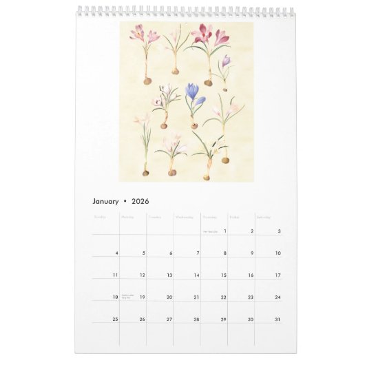 Botanische Codex - De Gottorfer Codex 2026 Kalender (Jan 2026)
