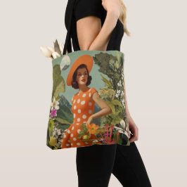  Botanische Collage Canvas tas