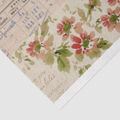  botanische collage en ephemera tissuepapier (Detail)