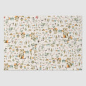  botanische collage tissuepapier (Voorkant)