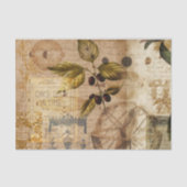  botanische collage tissuepapier (Voorkant)