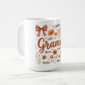 Botanische Coquette Moederdag/oma Koffiemok (Voorkant links)