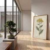 Botanische Cottage Vintage Wandkunst Canvas Poster