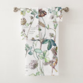 Botanische  Cover Flowers Bath Towel Set Bad Handdoek (Insitu)