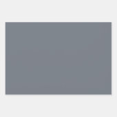 Botanische Cream & Dusty Blue Blossom Garden Inpakpapier Vel (Voorkant 3)