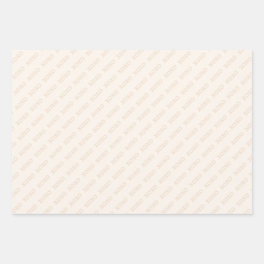 botanische crème inpakpapier vel (Voorkant 3)