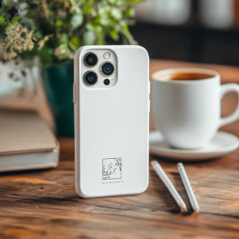 Botanische Crest | Tijdloos Monogram  iPhone 16 Pro Max Hoesje