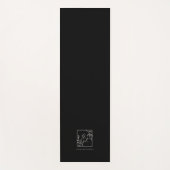 Botanische Crest | Tijdloze Monogram Yoga Mat (Voorkant)