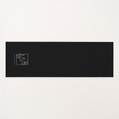 Botanische Crest | Tijdloze Monogram Yoga Mat (Voorkant (horizontaal))