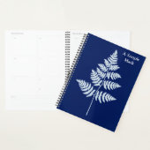 Botanische Cyanotype Kunst | Varensilhouetprint Planner (Display)