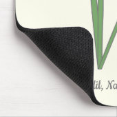 Botanische Daffodil pastelbloem Muismat (Hoek)