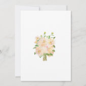 Botanische dahlia kaart (Achterkant)