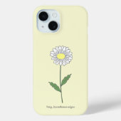 Botanische Daisy Bloem Geel Case-Mate iPhone Case (Achterkant)