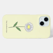 Botanische Daisy Bloem Geel Case-Mate iPhone Case (Achterkant (horizontaal))