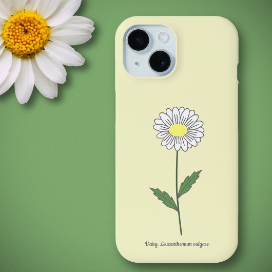 Botanische Daisy Bloem Geel Case-Mate iPhone Case